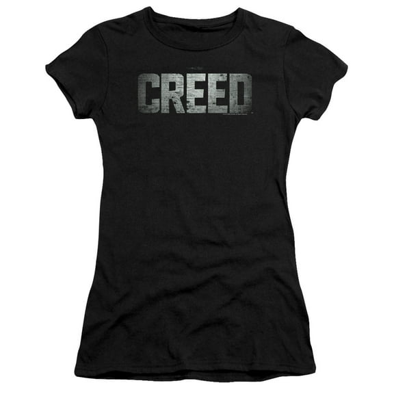 Creed Logo Junior Women's T-Shirt Sheer Black