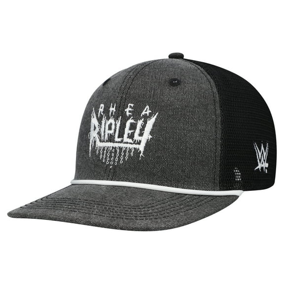Men's Charcoal Rhea Ripley WWE Chains Trucker Mid-Pro Snapback Hat