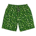 thumbnail image 3 of Uemuo Happy St. Patrick's day Pattern Men's Swim Trunks Hawaiian Beach Bathing Suit Swimsuits Beach Quick-Dry Shorts with Pockets-Large, 3 of 9