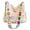 A, variant on Casual Hollow Knit Tote Bag, Large Capacity Woven Shoulder Bag with Bohemian Floral Crochet Design, Summer Beach Vacation Shopping