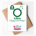 thumbnail image 1 of Constellation Fate Birthday Celebration Libra Happy Birthday Greeting Cards Envelopes Blank, 1 of 3