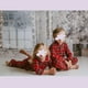 thumbnail image 2 of Pijamas a juego para niños y niñas, conjunto de ropa de tartán rojo para bebés, ropa de dormir para niños, pijamas de Navidad, 2023, 2 of 4
