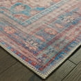 thumbnail image 3 of 4â€™x6â€™ Red and Blue Oriental Area Rug, 3 of 3