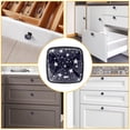 thumbnail image 6 of 4 Pcs Cabinet Handle Drawer Pulls Stars in Dark Knobs with Screws Square Furniture Office Cabinet Knob Decoration, 6 of 7
