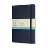 Moleskine Classic Softcover Notebook, 1 Subject, Dotted Rule, Sapphire Blue Cover, 8.25 x 5 (854764XX)