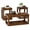 Walnut, variant on The Sanctuary 3-piece Living Room Coffee Table Set, 3-Piece Set, Easy Assembly, For Living Room Bedroom Office, Walnut, Industrial Style