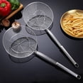 thumbnail image 3 of HomeLife Strainer Spoon Reusable Fast Filtration Stainless Steel Dining Room Food Dumplings Slotted Spoon Kitchenware Accessories for Household, 3 of 13