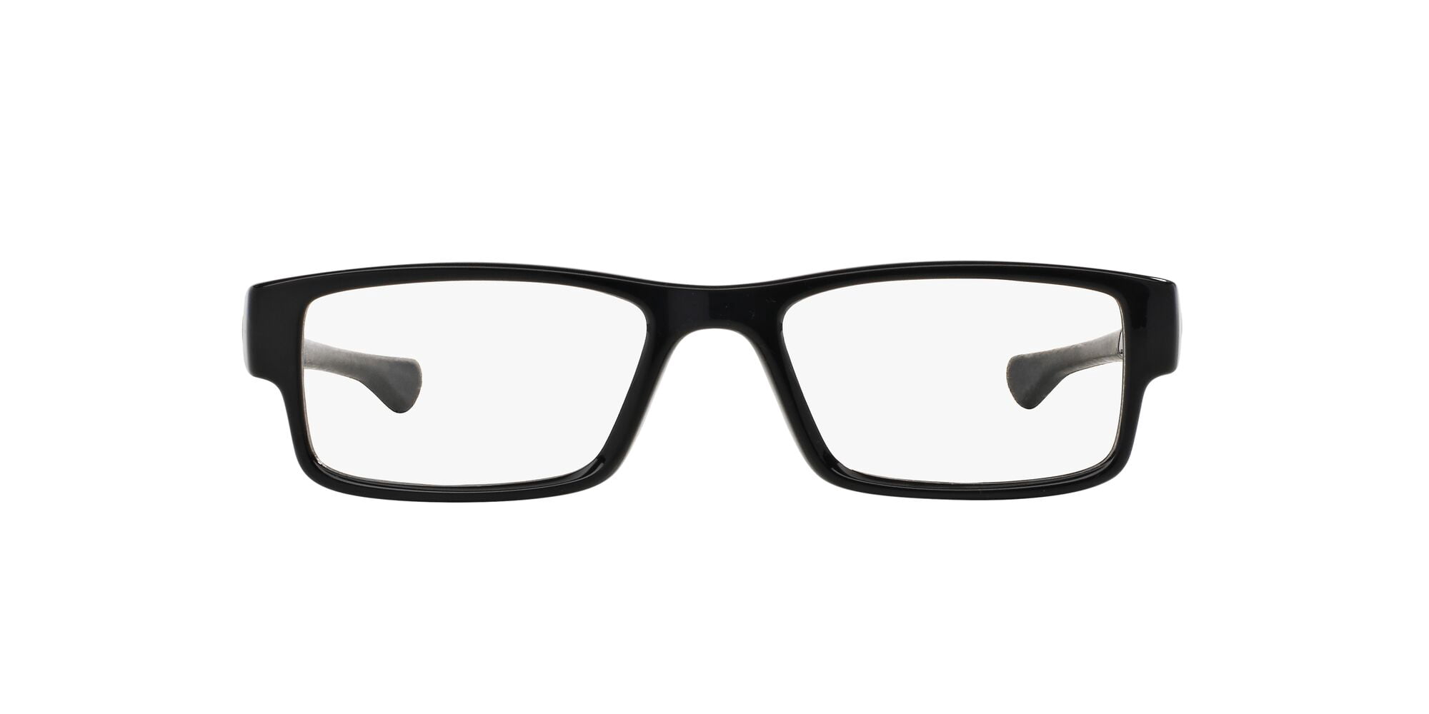 Oakley Airdrop Optical Glasses, Rectangular Eyeglasses with Demo Lenses, Size 57, Black Ink