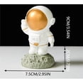 thumbnail image 2 of Modèle de Poupée Astronaute en Résine Mini Décoration Maison de Poupée Jouets Cadeau pour Enfants, 2 of 2