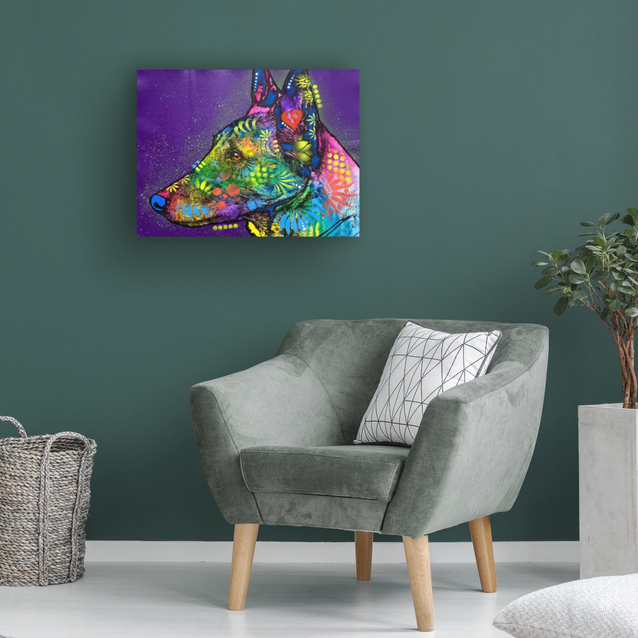Canvas Wall Art - Dean Russo 'Spotlight on the Horizon' Wall Art for Living Room, Bedroom, or Office Décor by Trademark Fine Art - 47 x 35 Inches