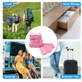 thumbnail image 4 of Unique Bargains 6 Pcs Zipper Design Packing Cube Set for Luggage Pink, 4 of 5