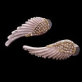 thumbnail image 4 of 1 Par de Pendientes de ángel, Pendientes Colgantes de Cristal, Joyería de Moda para Mujer Salvador  Pendientes cristalinos del Rhinestone, 4 of 10