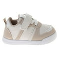 thumbnail image 2 of Josmo Boys Hook And Loop Sneakers. (Infant Toddler), Beige off White, Size: 3, 2 of 7