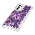 thumbnail image 4 of Funda para Samsung Galaxy A53 5G con Brillo Líquido Flotante, Purpurina, Parachoques y Anillo Giratorio Soporte, 4 of 5