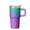 Texture-386, variant on Geometric Texture 20oz Stainless Steel Tumbler with Handle, Double Wall Insulated Travel Coffee Cup Leak Proof Straw