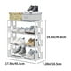 thumbnail image 3 of Organizador de Zapatos con Estantería Metálica de 4 Niveles | Durable Polipropileno y Acero | Para Armario, Dormitorio, Entrada, Dormitorio Universitario | Fácil Ensamblaje | Capacidad para Zapatos, 3 of 8