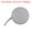 Grey, variant on 2 Pack Round Retractable Measuring Tape 150cm/60-inch Soft Leather Case Tailors Tape Measure, Silver Tone