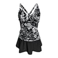 thumbnail image 3 of WILLBEST Traje de Baño para Mujer Trajes de Baño Tankini para Mujer con Falda Trajes de Baño de Dos Piezas Trajes de Baño para Mujer 3395, 3 of 4