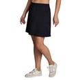 thumbnail image 3 of RBX Active Women's Plus Size Zipper Pocket Woven Skort With Inner Bike Short, 3 of 5