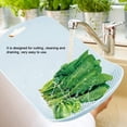 thumbnail image 3 of Board-Multifunctional Drainage Plastic Chopping Board Kitchen Drain Cutting Block Kitchen Tool(Blue), 3 of 7