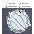 thumbnail image 2 of 24 Piece Silverware Set for 4, Premium Stainless Steel Cutlery Set, Utensil Sets, Flatware Sets for 4, Forks Spoons and Knives Set Dishwasher Safe for Home Kitchen, 2 of 8