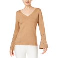 thumbnail image 2 of INC suéter de punto adornado para mujer, beige, grande I-N-C Tejer, 2 of 2