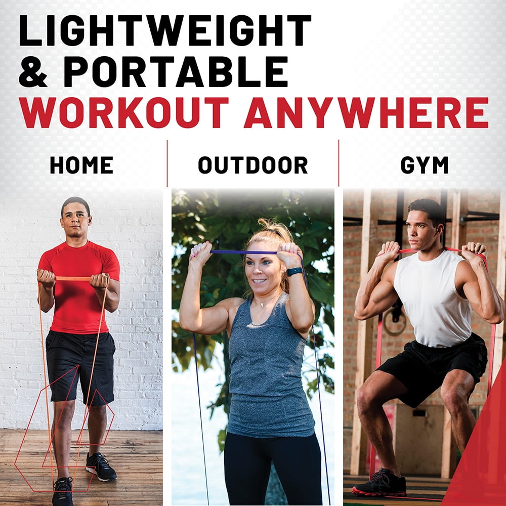 Lifeline Fitness Super Band - 80" Resistance Band for Increasing Workout Options - Level 5 (100LB)
