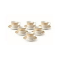 thumbnail image 2 of Lorren Home Trends 12 Pièces 2oz Tasse à Expresso et Soucoupe Ensemble, Service pour 6, Or, 2 of 3