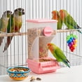 thumbnail image 2 of Bird Feeder Hanging Cage Food Container with Husk Separation and Mess Reducing Design for Small Birds, 2 of 6