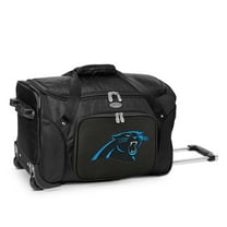 MOJO Black Carolina Panthers 22" 2-Wheeled Duffel Bag