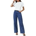 thumbnail image 2 of CAMISETA CASUAL INSPIRADORA para Mujeres de Manga Corta Cuello Redondo Ligera Elástica Blusa de Verano Top S Blanca, 2 of 6