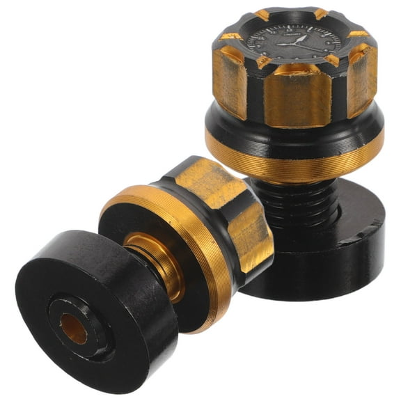 Toyvian 2Pcs Motorcycle Accessories Metal Mirror Hole Plugs M10 Screw Fit for Rearview Mirror Mount