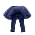 thumbnail image 4 of URMAGIC Little Girls Leggings Pants with Tutu Skirts Kids Culottes Footless Tights 0-5 Years, 4 of 10