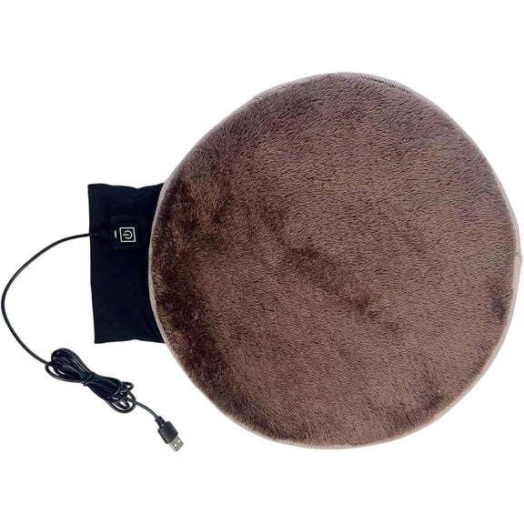USB Heated Seat Cushion with 3 Heat Levels for Office Chair & Car