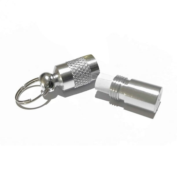 Pet Dog Cat Mini Id Anti Lost Name Address Label Identity Barrel Tube Collar Silver Walmart Com Walmart Com