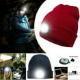 thumbnail image 6 of HESHENG LED Beanie Hat Flashlight Comfortable Woolen Yarn LED Beanie Hat with Light for Outdoor, 6 of 8