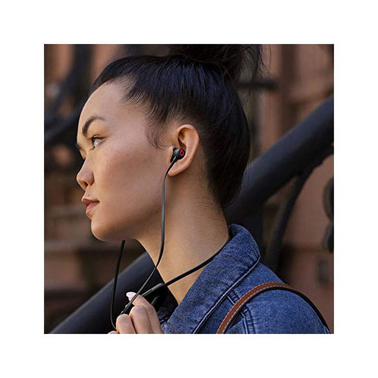 Restored Beats Flex Wireless Earphones - Black (Refurbished)