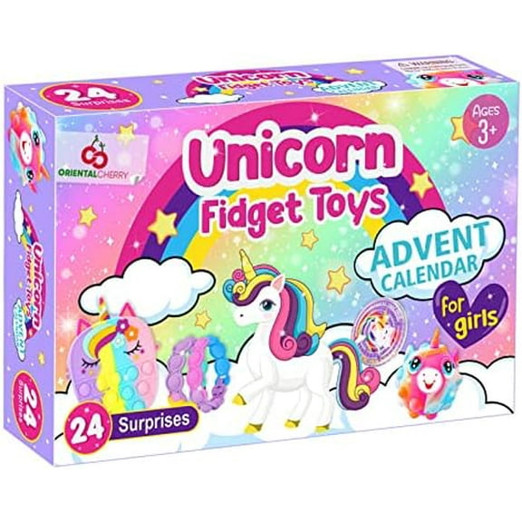 Advent Calendar 2025-24 Days of Unicorn Fidget Toys Bulk-Sensory Toys Surprise for Toddler Kids Girls Boys Ages 3 4 5 6 7 8 9 10 Year Old$$Home Decor, Kitchen, & Other