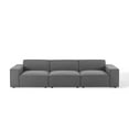 thumbnail image 3 of Modway Restore 3-Piece Sectional Sofa in Charcoal, 3 of 10