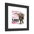 thumbnail image 2 of Gallery Pops Jurassic World - T. Rex Warning Sign Wall Art, Black Framed Version, 12" x 12", 2 of 5