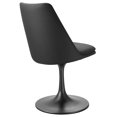 thumbnail image 4 of Modway Lippa Vegan Leather Swivel Dining Chair, Black, 4 of 10