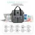 thumbnail image 2 of Diaper Bag Backpack with Changing Pad, Insulated Pocket Large Capacity Stroller Organizer Bag Gray, 2 of 7