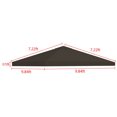 thumbnail image 2 of 10x10 Single Tier Canopy Tent Top Replacement Cover Roof, for Outdoor Garden Patio Pavilion Sun Shade, 2 of 7