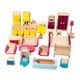 thumbnail image 4 of 26 piezas Juego de muebles de casa de muñecas de madera Play Play Toy Ornament Simulación Juegos Juegos Juegos Hobby Crafts para niños pequeños 3+, 4 of 9