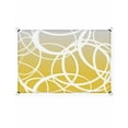 thumbnail image 2 of Sun Shade Sail 14x18Ft Yellow Grey Modern Art Geometric Circles Abstract Uv Block Sunshade Canopy Outdoor Shade Cover Rectangle Shade Cloth For Patio Garden Yard Deck Pergola, 2 of 6