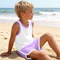 thumbnail image 6 of Cethrio Boys Activewear Outfit Sets, Cotton Summer 2 Piece Sleeveless Kids' Athletic Clothing Sets Purple Size 8-9T, 6 of 8