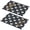 Pioneer Flower Floral-1, variant on Placemat, Pioneer Flower Floral Print Pattern Place Mats Table Mat Set Of 2, PVC Washable Placemats for Party Kitchen Dining Decoration, 18x12 Inch, Fade Resistant