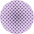 thumbnail image 1 of Ahgly Company Machine Washable Indoor Round Transitional Rich Lilac Purple Area Rugs, 8' Round, 1 of 7