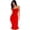 Red Hem_2, variant on Women's Midi Cocktail Dresses Strapless Bandage Bodycon Dress Wedding Party Dress