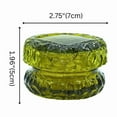 thumbnail image 3 of Radiant Diamond-Cut Glass Candle Jar – Elegant Design for Any Decor, Reflects Light to Create a Warm Glow, Perfect for Your Treasured Candles, 3 of 4